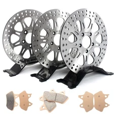11.5" Front & Rear Brake Rotors Pads Touring Electra Glide Road King Glide 00-07