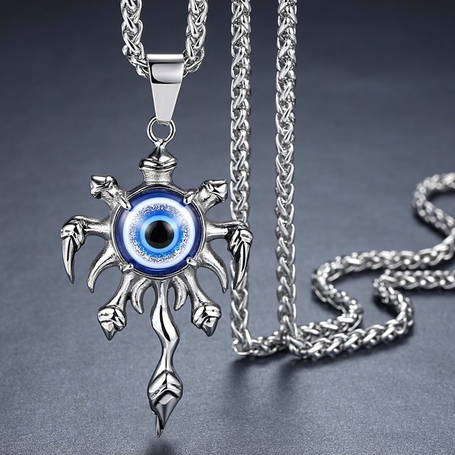 evil eye claw clip