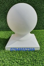 Concrete pillar caps 210/210 mm base,  210 mm ball