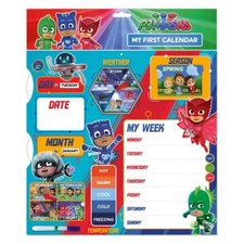 PJ Masks Activity Calendar My First Calendar Kids Planner Child Development