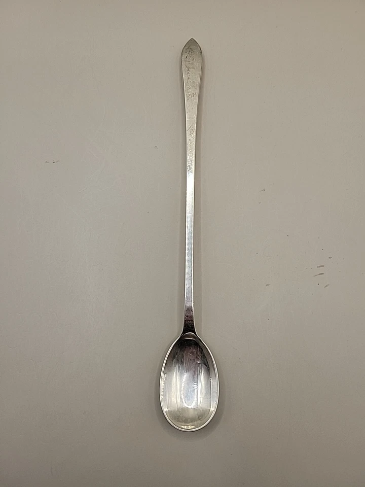 Antigua cuchara de café larga de plata esterlina Tiffany & Co. 1907 patrón Faneuil Foto 2 de 4