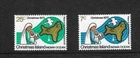Christmas islands  SC # 59-60 Christmas 1973. MNH