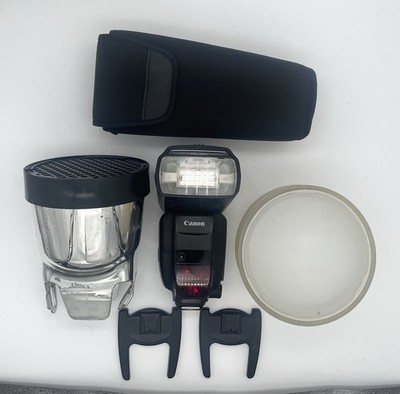 Canon Speedlite 600EX RT Shoe Mount Flash DS401051 + MANY EXTRAS - Gary Fong