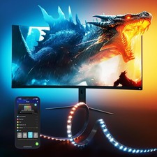 Govee Gaming Light for Monitor G1, RGBIC LED Backlight for 5.9ft for 27"-34" PC