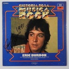 Eric Burdon JSA Signed Autograph Album Record LP Vinyl Musica Rock Animals