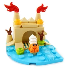 NEW LEGO HERMIT CRAB and SANDCASTLE LOT beach sand castle animal beach pirate