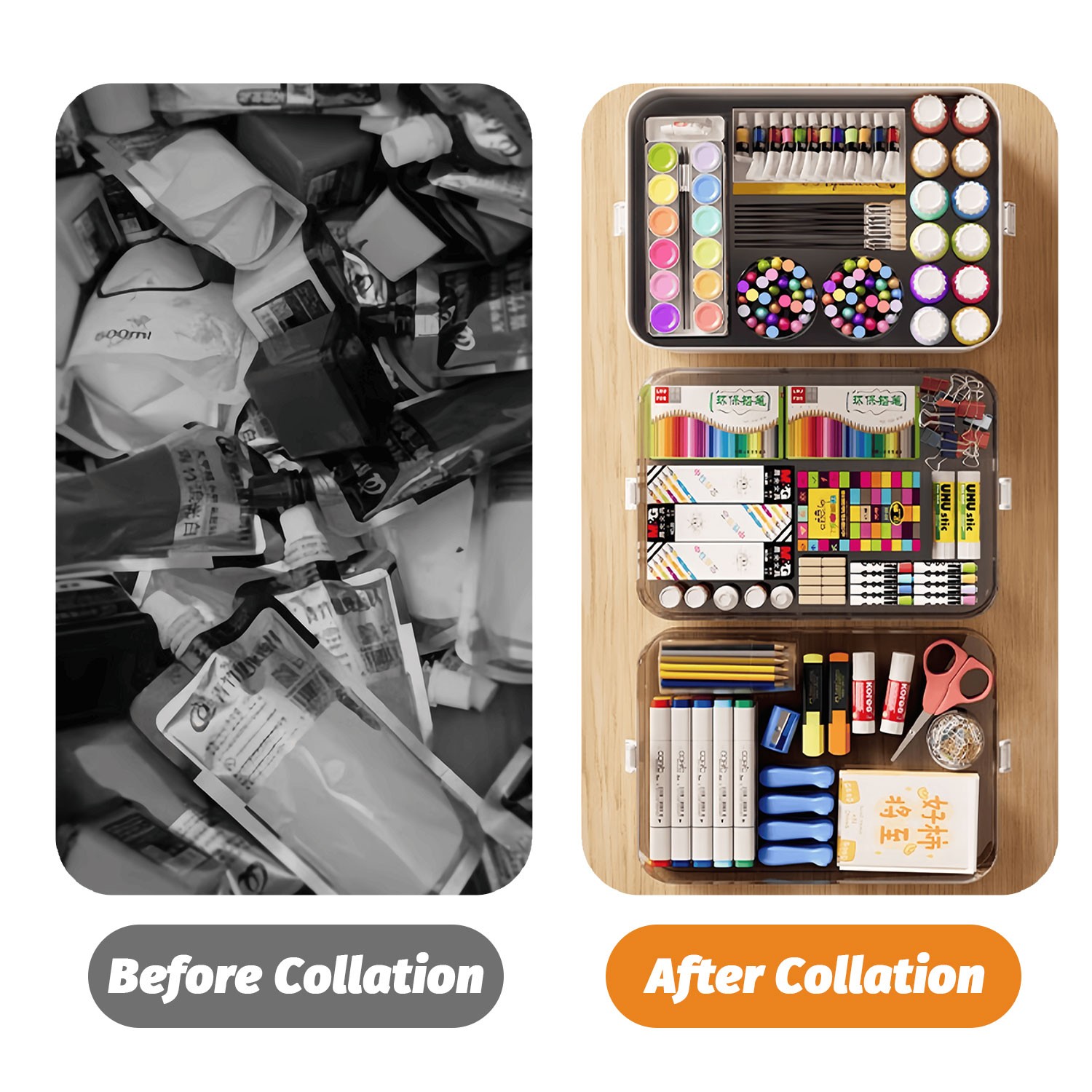 1pc Large Capacity Medicine Storage Box With Easy-Grip Handles Travel&Office Use