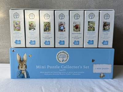 Collector s Set New York Puzzle Peter Rabbit Collection 7x 20 Piece Mini Puzzles