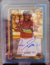 2025 Topps Gilded Collection Jose Ramirez Gold Autograph /50 Cleveland Guardians