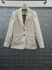 NEW Boden Relaxed Corduroy Women's Blazer - Ivory Size US 2