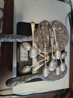 925 Sterling Silver 171g Job Lot Medals Chains Bracelets Rings for Scrap