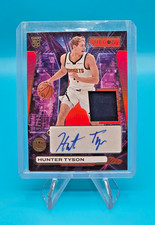 2023-24 Panini Recon Novice Patch Autograph Red #14 Hunter Tyson RC Serial 63/75