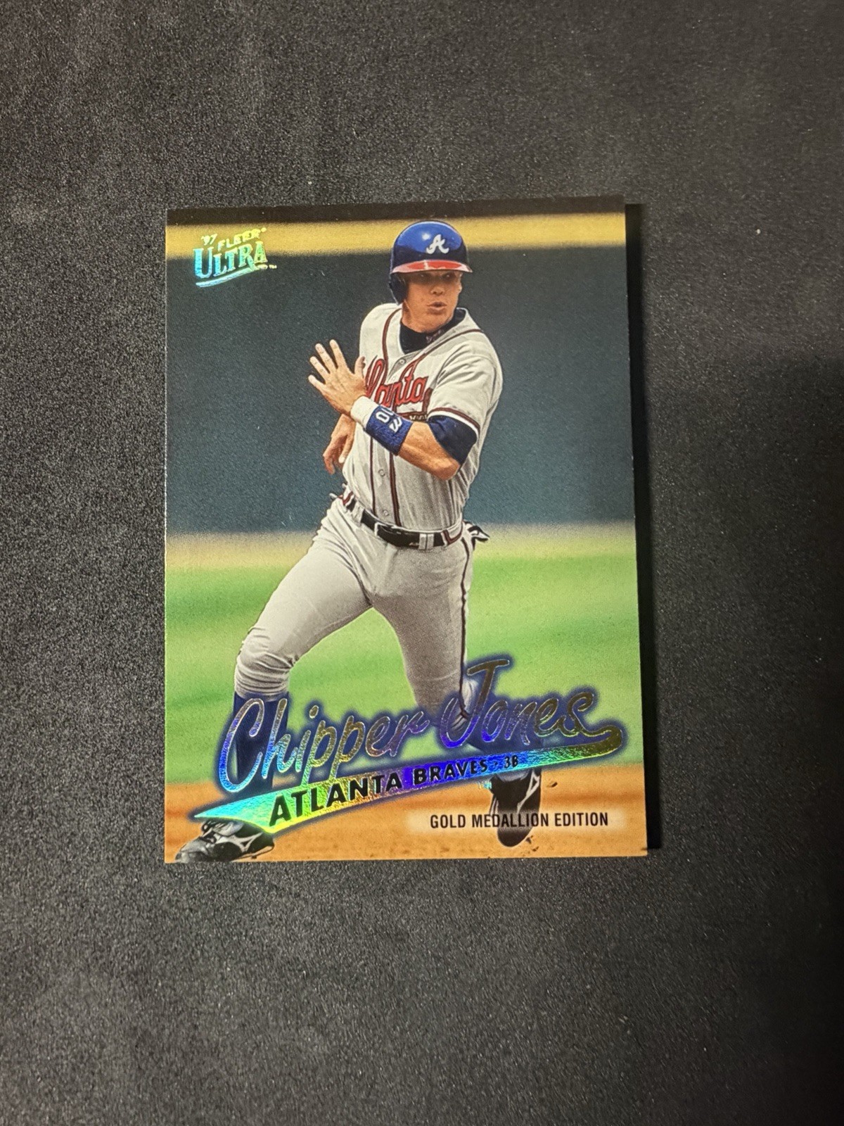1997 Fleer Ultra Gold Medallion Chipper Jones #G154
