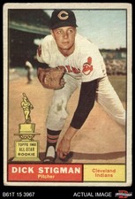 1961 Topps #77 Dick Stigman Indians ASR 2 - GOOD