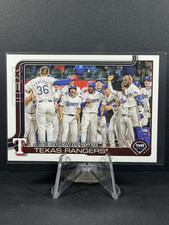 2025 Topps Series 2 Baseball 593 Team Card - Texas Rangers