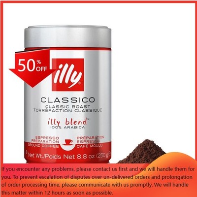 Illy Classico Medium Roast Espresso Ground Coffee - 8.8oz