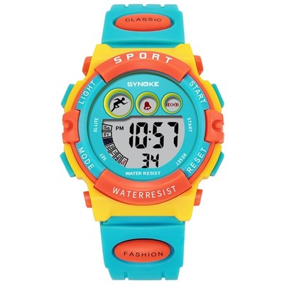 Kids Digital LED Watch Boys Girls Waterproof Sports Outdoor Watches Best Gift