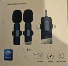 Wireless Lavalier Microphone 65 Meters Of Reception Widely Compatible