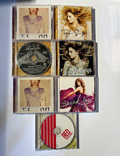 Taylor Swift CD Lot 7 Rare, HTF, Discs in Excellent Condition