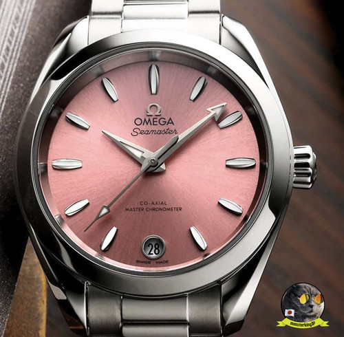 OMEGA Seamaster Aqua Terra Shade 34mm Pink 220.10.34.20.10.003 Unisex Watch NEW
