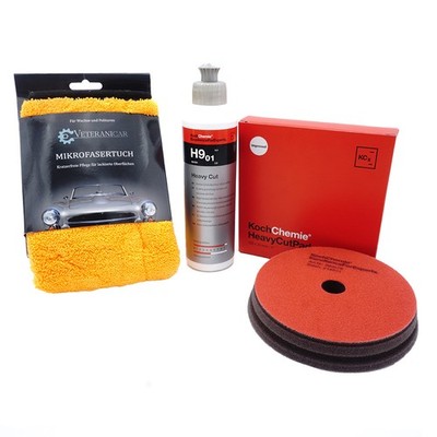 Koch Chemie Politurset Heavy Cut H9.01 Fine Cut F6.01 Micro Cut P3.01 3-Teilig