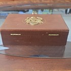 Colibri Quartz Gold Tone Pocket Watch Chain w/ Original Box Eagle Theme — photo 3