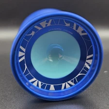 Magicyoyo V11 Aluminum / PC Finger  Spin Yo-Yo  Blue / Blue
