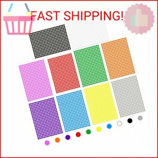 4080 Pcs Small Colored Dot Stickers 1/4" 3/8"  1/2" Round Circle Stickers Tiny