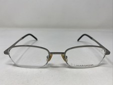 MARCHON Eyewear M137 260 49-19-140 Gunmetal Metal Half Rim Eyeglasses Frame O382