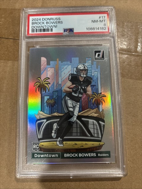 Brock Bowers 2024 Panini Donruss Downtown!