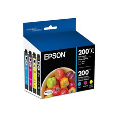 Epson 200XL Black High Capacity Ink Cartridge Combo Pack New