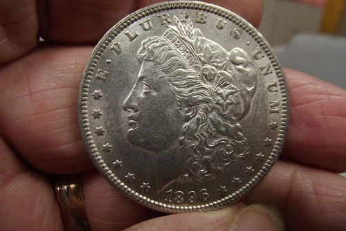 1896-P Morgan Silver Dollar  BU and Original NEWPX NR Auction!!!