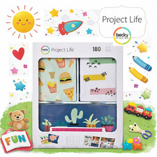PROJECT LIFE Becky Higgins 180 Piece Wordless Wonder Scrapbooking Cards