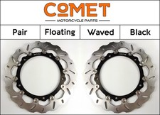 BMW R 1200 RT LC ESA 2017 [Coppia Dischi Freno Anteriori Comet Serie WF Nero]