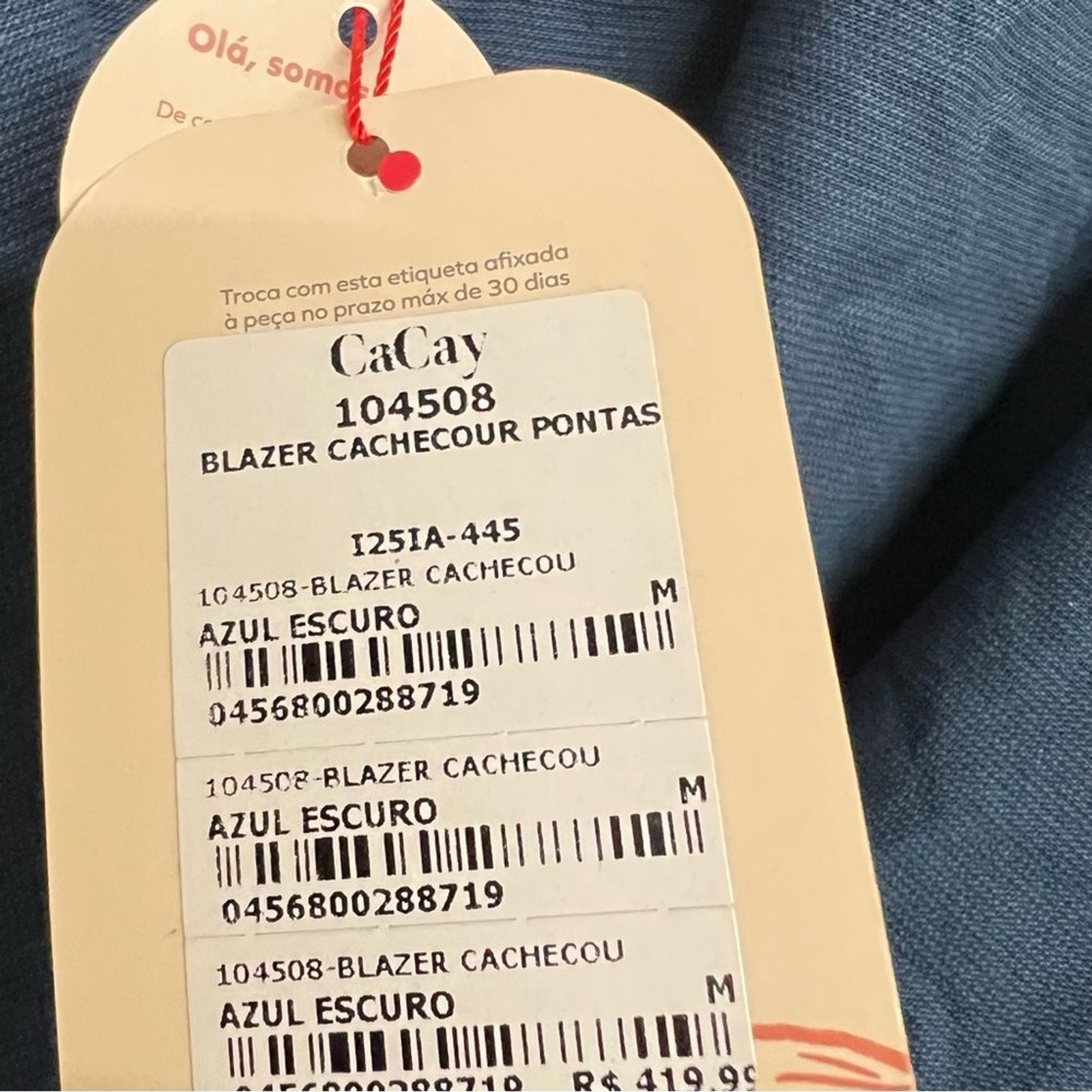 New CaCay Blazer Style Long Sleeve Dress