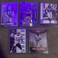Upper Deck Panini Donruss Game-Used Jersey Rookie Lot Brady Manning Moss 5 Cards