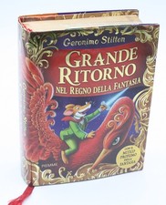Geronimo Stilton Grande Ritorno nel Regno della Fantasia Hardcover Book Libro 