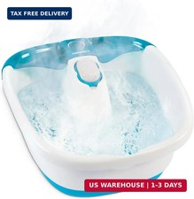 Homedics Bubble Mate Foot Spa, Toe Touch Controlled Foot Bath with Invigorating