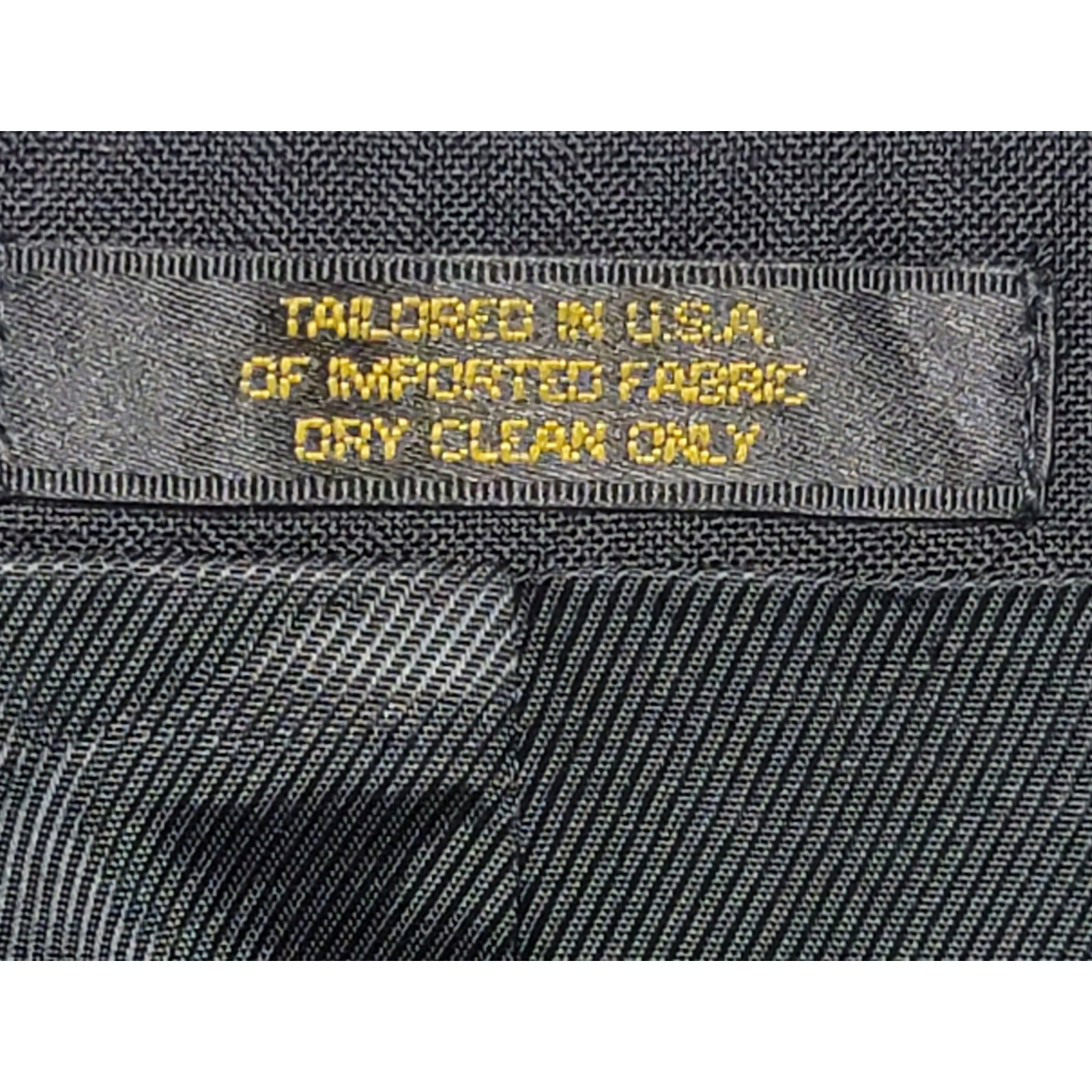 Hardwick Clothes Black 3 Button Lined Blazer 42L … - image 7