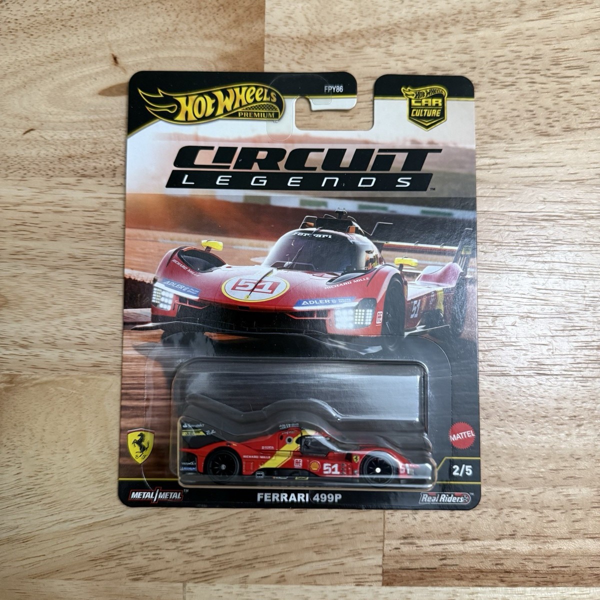 2025 Hot Wheels Premium Circuit Legends Ferrari 499P