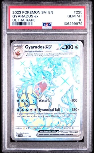 2023 POKEMON SVI EN-SCARLET & VIOLET ULTRA RARE #225 GYARADOS EX PSA 10