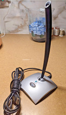 Logitech USB Desktop Microphone Silver Black Pivots Noise Canceling For PC/Mac