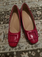 Patent Leather Red Pumps Size 38/7.5
