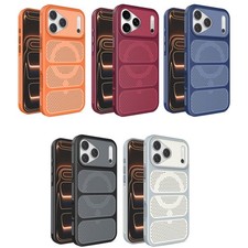 For iPhone 17 Pro Max 16 15 14 13 12 Mag Safe Heat Dissipation Shockproof Case