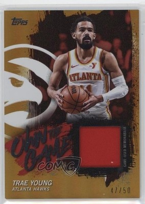 2025-26 Topps Own the Game Gold Rainbow 47/50 Trae Young #OTGA-TY 0w27