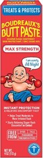 Boudreaux  s Butt Paste Max Strength Diaper Rash Cream 4oz Tube