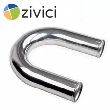 3" 76MM 180 Degree Elbow Aluminum Turbo Intercooler Pipe Tubing L=60CM