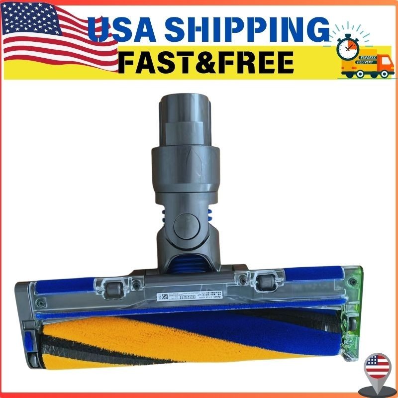 New GENUINE Dyson V12 Detect Slim Laser Fluffy Optic Floor Brush Head 425995