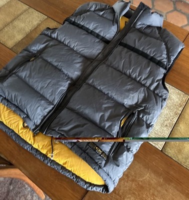 Vintage Oakley Software Down Puffer Vest Grey Men's XL Ski Full