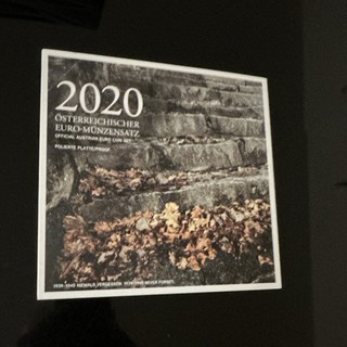 Münze Österreich Euro Kursmünzensatz 2020 PP/Proof 1 Cent–2 Euro m. Zertifikat